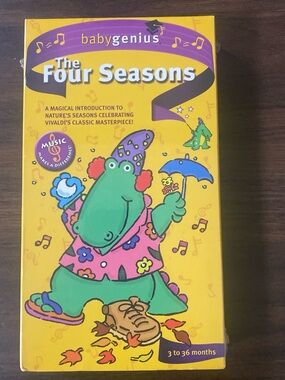 The Four Seasons - Kids Music & Learning Video VHS new